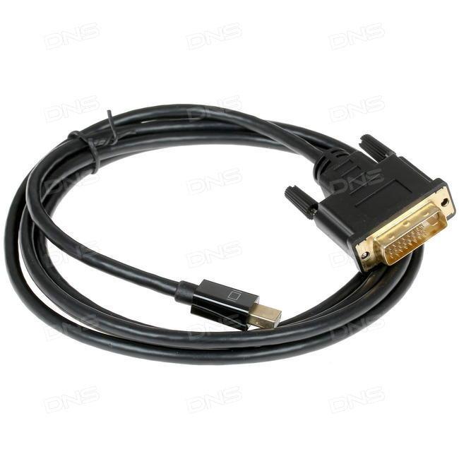 Кабель mini DisplayPort - DVI Cablexpert CC-mDPM-DVIM-6 1.8m - фото 1 - id-p216580239