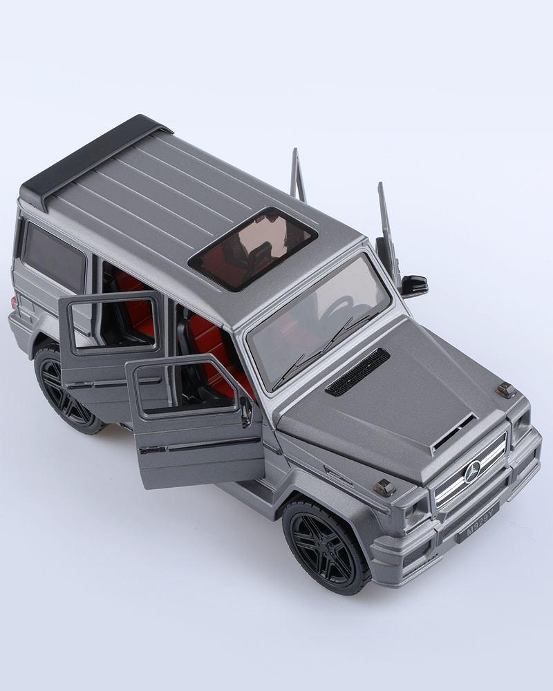 Коллекционная модель автомобиля Mersedes-Bens G-Класс (серый) - фото 2 - id-p216582232