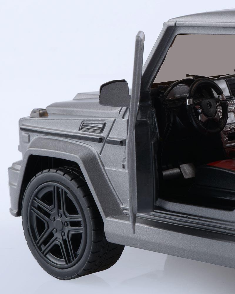 Коллекционная модель автомобиля Mersedes-Bens G-Класс (серый) - фото 4 - id-p216582232