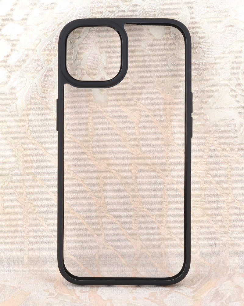 Чехол бампер iPaky Crystal для iPhone 13 (черный) - фото 1 - id-p216582294