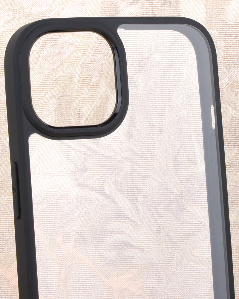 Чехол бампер iPaky Crystal для iPhone 13 (черный) - фото 3 - id-p216582294