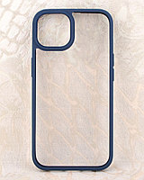 Чехол бампер iPaky Crystal для iPhone 13 (темно-синий)