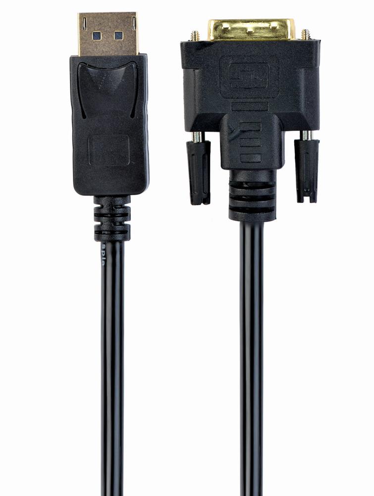 Кабель Cablexpert CC-DPM - DVIM-1.8, DisplayPort (M) - DVI-D Dual Link (M) 1.8м - фото 2 - id-p216580317