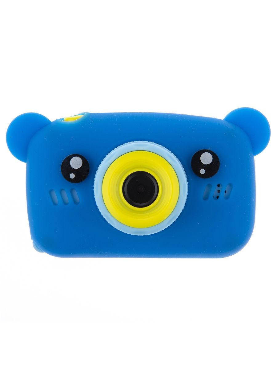 Детский фотоаппарат Smart Kids Camera мишка (синий)