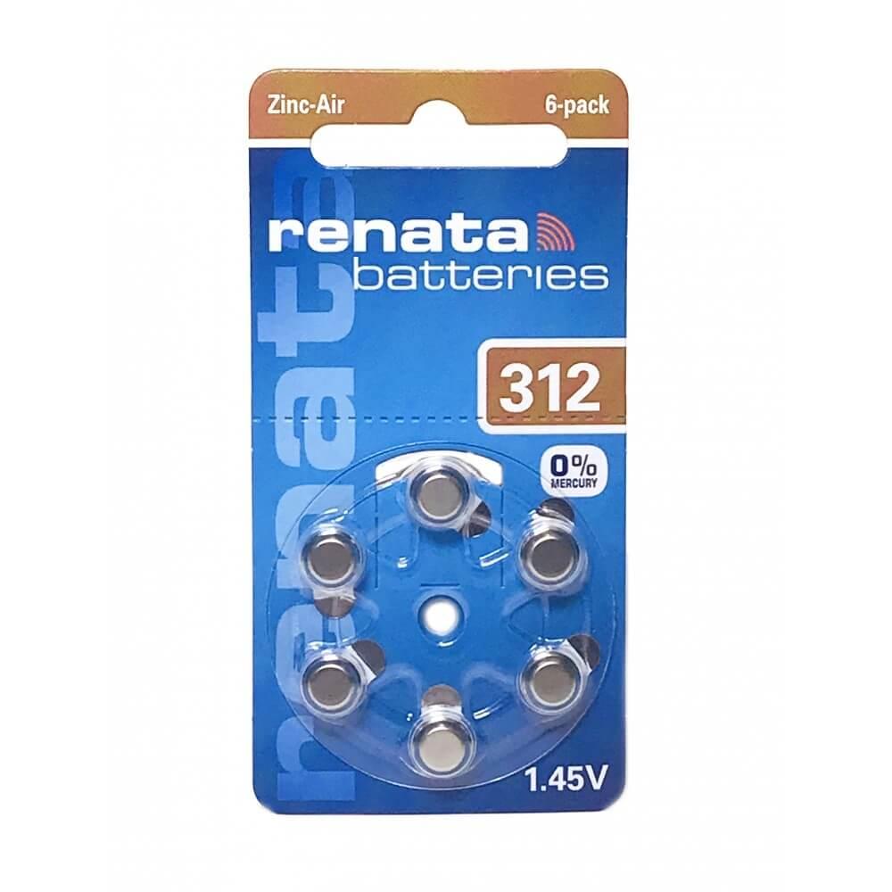 Батарейки Renata ZA312 (1 шт) - фото 1 - id-p216579357