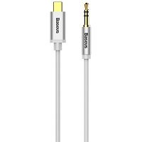 Кабель Baseus USB Type-C - mini jack 3.5 mm (M01) (1.2 м, белый)