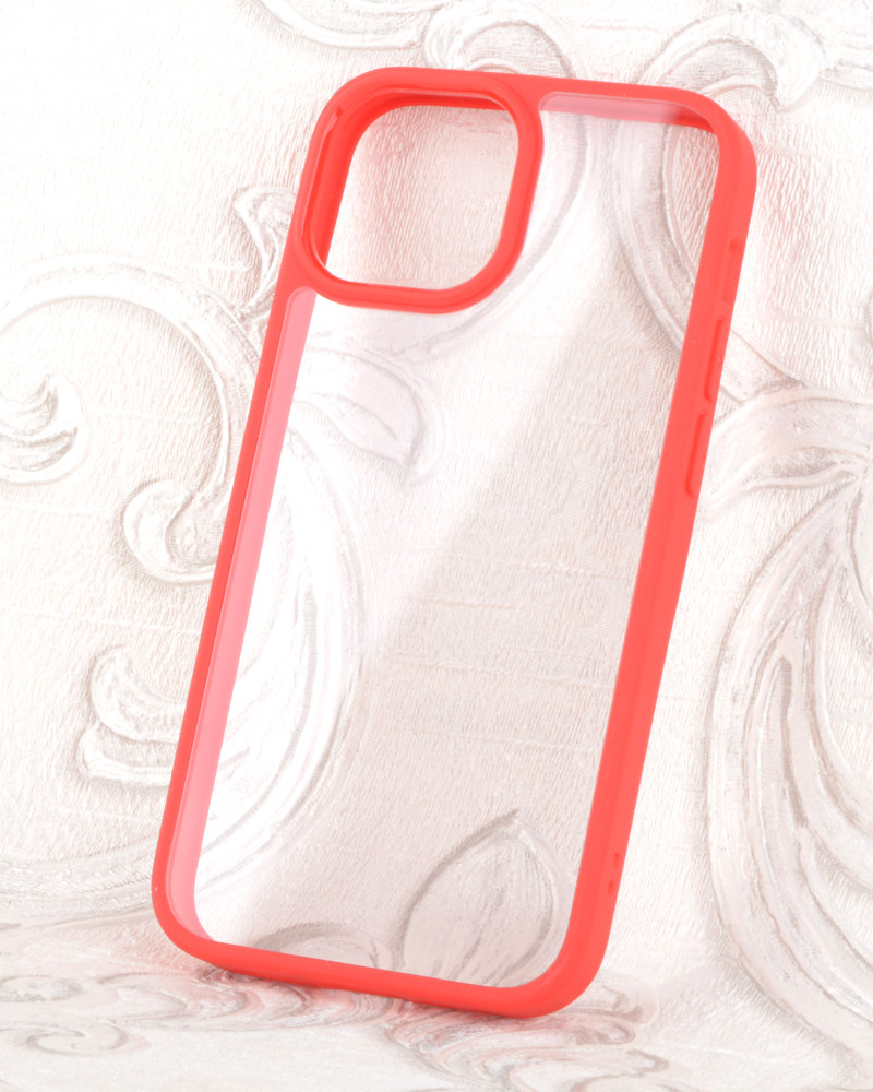 Чехол бампер iPaky Crystal для iPhone 13 mini (красный) - фото 2 - id-p216582299
