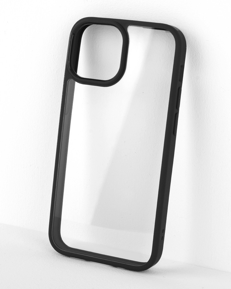 Чехол бампер iPaky Crystal для iPhone 13 mini (черный) - фото 1 - id-p216582300