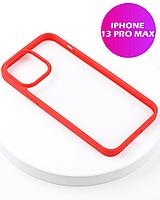 Чехол бампер iPaky Crystal для iPhone 13 Pro Max (красный)