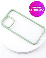 Чехол бампер iPaky Crystal для iPhone 13 Pro Max (мятный)
