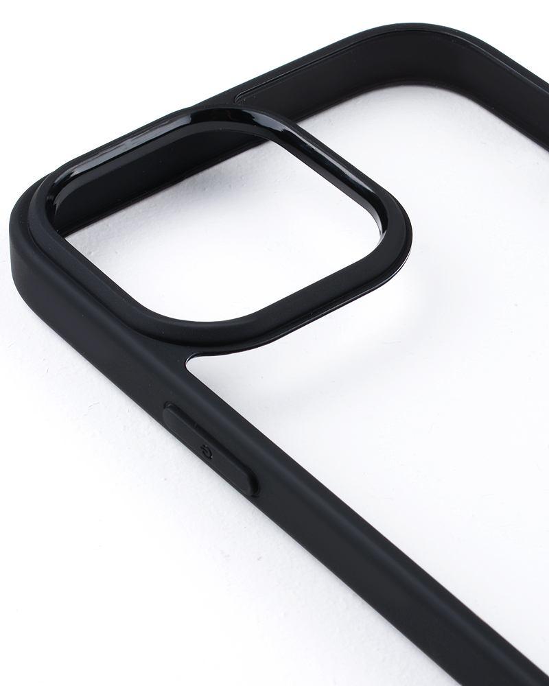 Чехол бампер iPaky Crystal для iPhone 13 Pro Max (черный) - фото 3 - id-p216582311