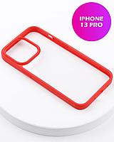 Чехол бампер iPaky Crystal для iPhone 13 Pro (красный)