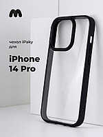Чехол бампер iPaky Crystal для iPhone 14 Pro (черный)