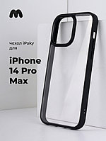 Чехол бампер iPaky Crystal для iPhone 14 Pro Max (черный)