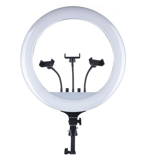 Кольцевая лампа Ring Fill Light RL-18 45 см, штатив 2.2м, пульт ДУ, крепления, сумка - фото 1 - id-p216580462