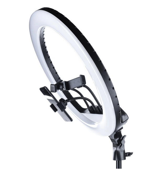 Кольцевая лампа Ring Fill Light RL-18 45 см, штатив 2.2м, пульт ДУ, крепления, сумка - фото 6 - id-p216580462
