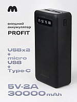 Портативное зарядное устройство PROFIT R3001 30000 mAh (черный)