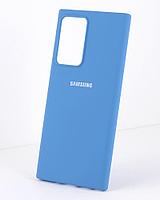 Силиконовый чехол для Samsung Galaxy Note 20 Ultra (синий)