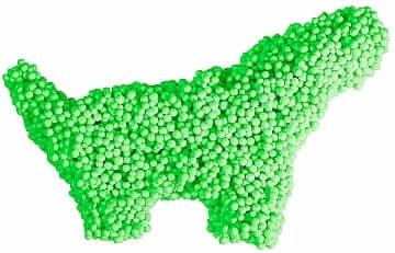 Шариковый пластилин (зеленый) - фото 2 - id-p216582462