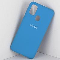 Силиконовый чехол для Samsung Galaxy M21, M30S (синий)