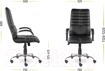 Кресло офисное UTFC Гелакси К-49 В - фото 6 - id-p216585900