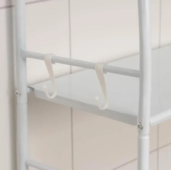 Стеллаж - полка напольная Washing machine storage rack для ванной комнаты / Органайзер - полка над стиральной - фото 9 - id-p189284451