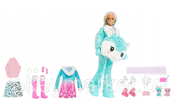 Адвент календарь Barbie Cutie Reveal HJX76, фото 2