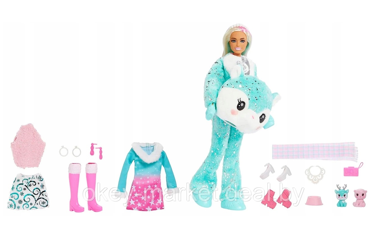 Адвент календарь Barbie Cutie Reveal HJX76 - фото 4 - id-p183624730