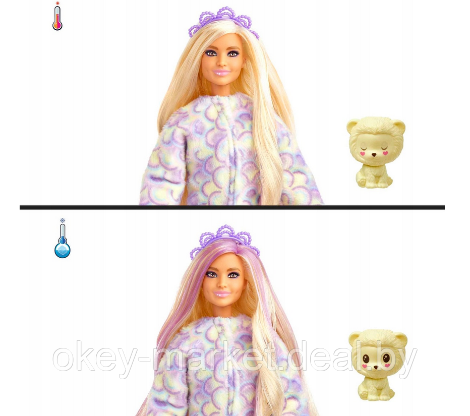 Кукла Barbie Cutie Reveal Лев HKR06 - фото 2 - id-p183624361