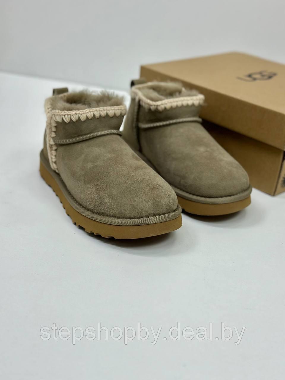 Женские ботинки УГГИ UGG classic ultra mini - фото 2 - id-p216592179