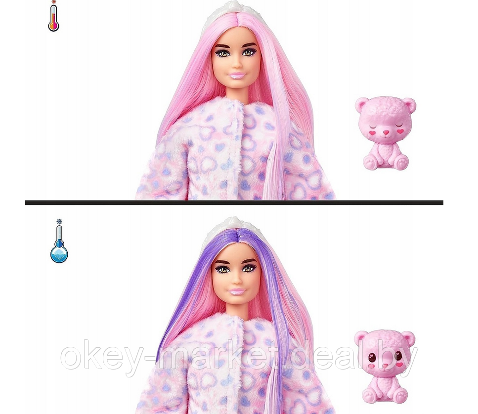 Кукла Barbie Cutie Reveal мишка Тедди HKR04 - фото 5 - id-p216592430