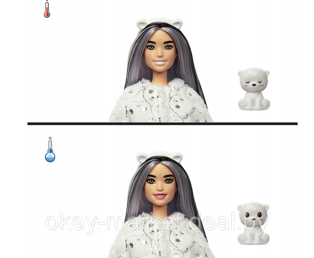 Кукла Barbie Cutie Reveal Белый мишка HJL64 - фото 10 - id-p193929009