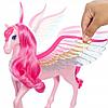 Игровой набор Barbie Pinch of Magic Розовый пегас со светом и звуком HLC40, фото 3