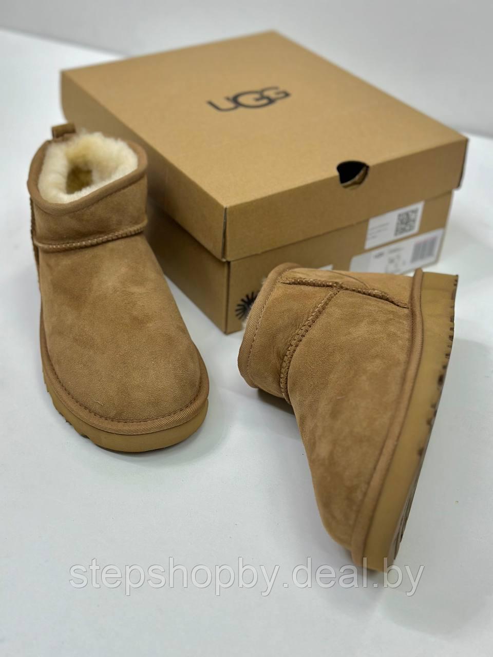 Женские ботинки УГГИ UGG Classic Ultra Mini - фото 2 - id-p216594169