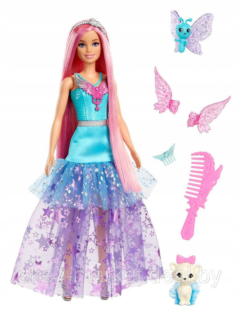 Кукла Barbie Mattel Барби Малибу Робертс в мерцающем наряде HLC32 - фото 2 - id-p216594207
