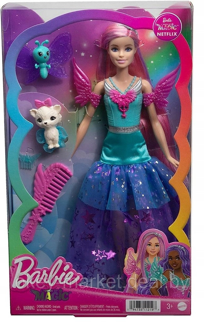 Кукла Barbie Mattel Барби Малибу Робертс в мерцающем наряде HLC32 - фото 4 - id-p216594207