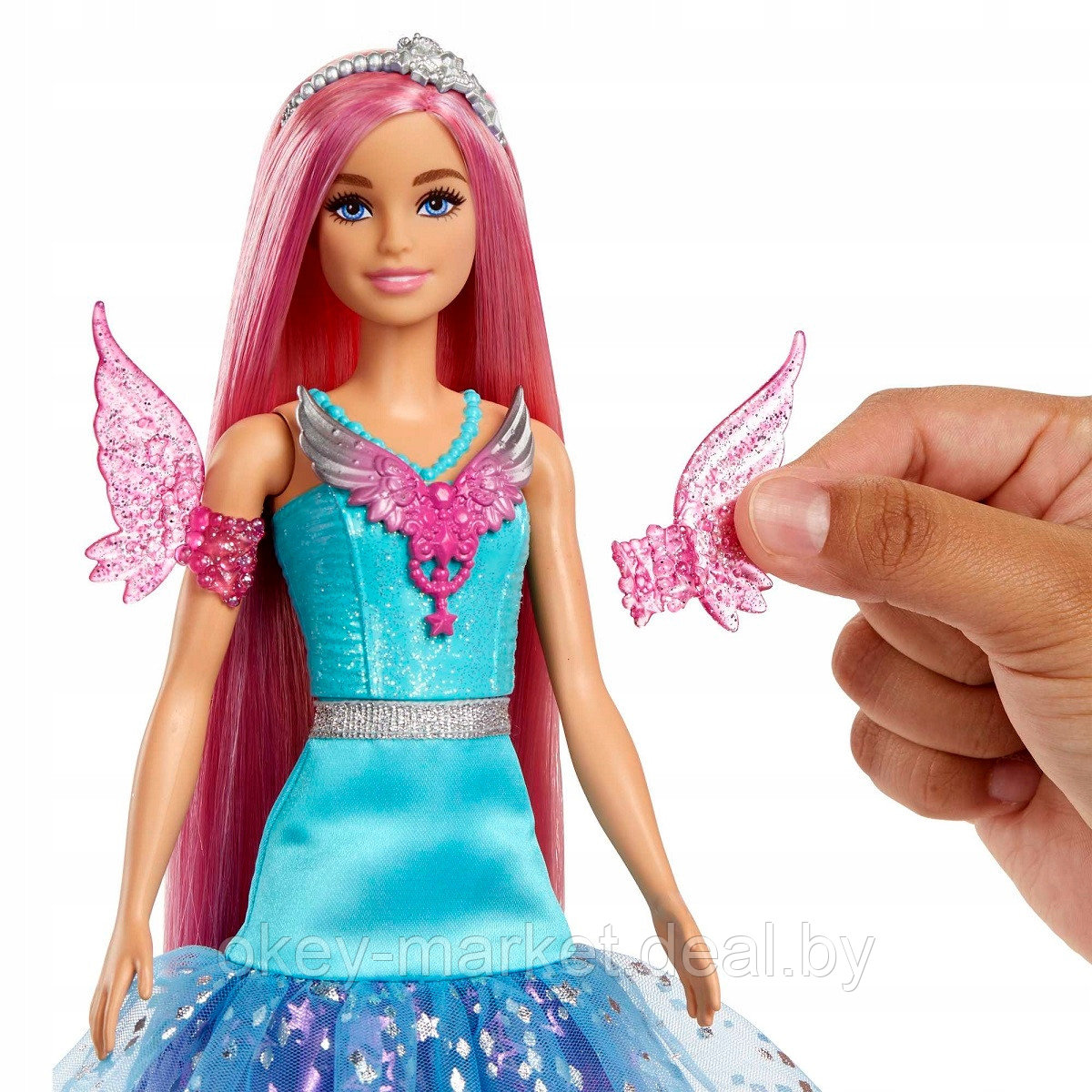 Кукла Barbie Mattel Барби Малибу Робертс в мерцающем наряде HLC32 - фото 7 - id-p216594207