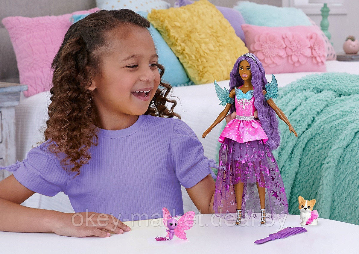Кукла Barbie Mattel Барби Бруклин Робертс в мерцающем наряде HLC32 - фото 8 - id-p216594295