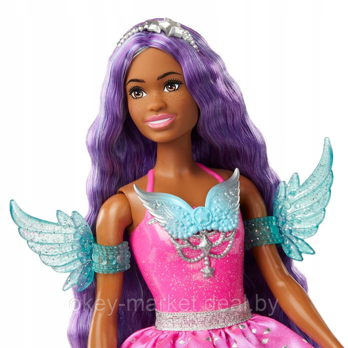 Кукла Barbie Mattel Барби Бруклин Робертс в мерцающем наряде HLC32 - фото 4 - id-p216594295