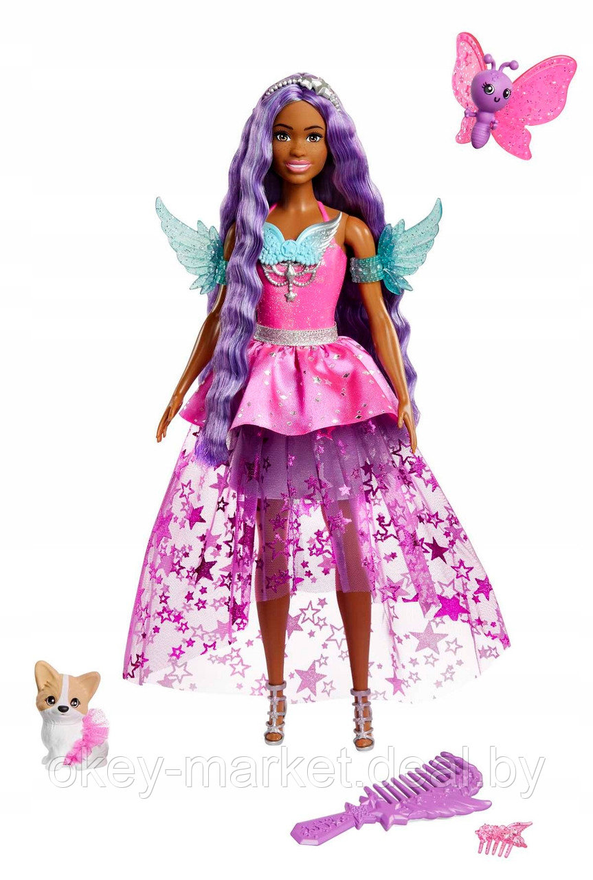 Кукла Barbie Mattel Барби Бруклин Робертс в мерцающем наряде HLC32 - фото 5 - id-p216594295