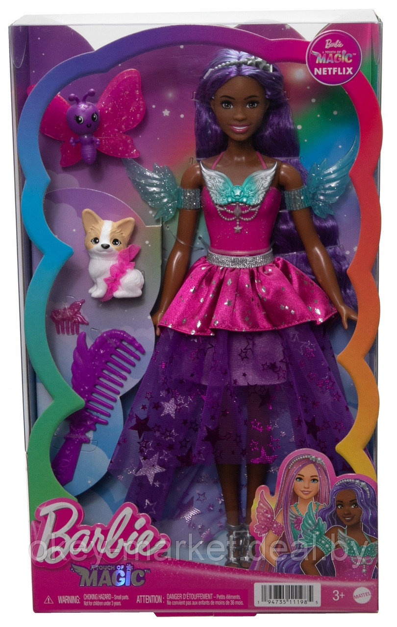 Кукла Barbie Mattel Барби Бруклин Робертс в мерцающем наряде HLC32 - фото 10 - id-p216594295