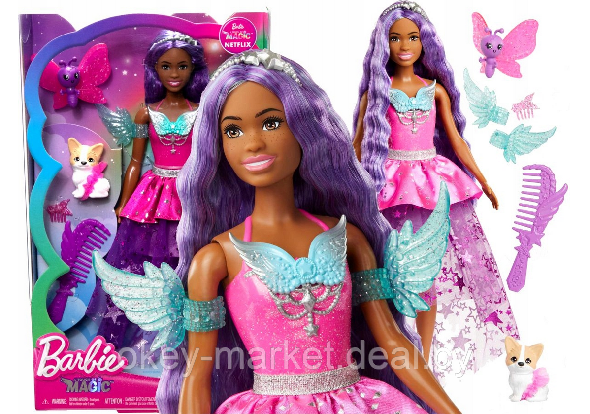 Кукла Barbie Mattel Барби Бруклин Робертс в мерцающем наряде HLC32 - фото 1 - id-p216594295