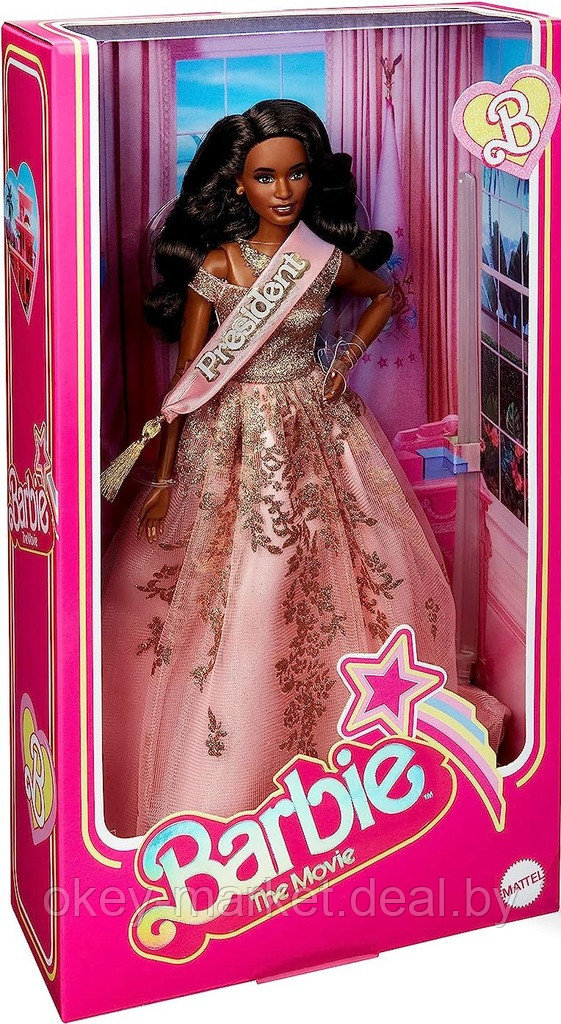 Кукла Barbie Mattel The Movie в атласном длинном платье HPK05 - фото 9 - id-p216594479