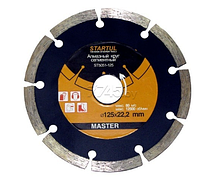 Круг алмазный 125х22 мм STARTUL MASTER бетон/кирпич сегментный(2ШТ)(Б\У)