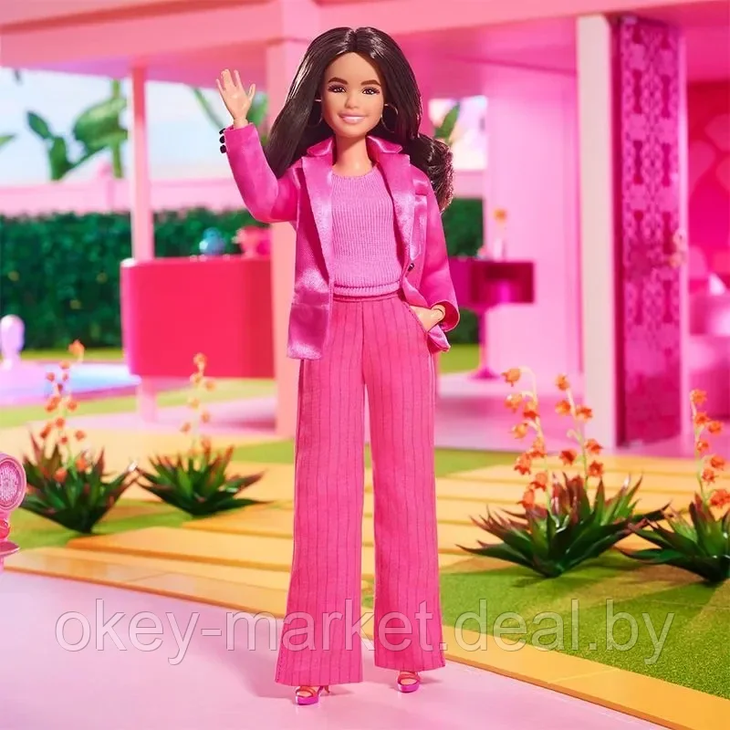 Кукла Barbie The Movie Глория в розовом костюме HPJ98 - фото 6 - id-p216594749