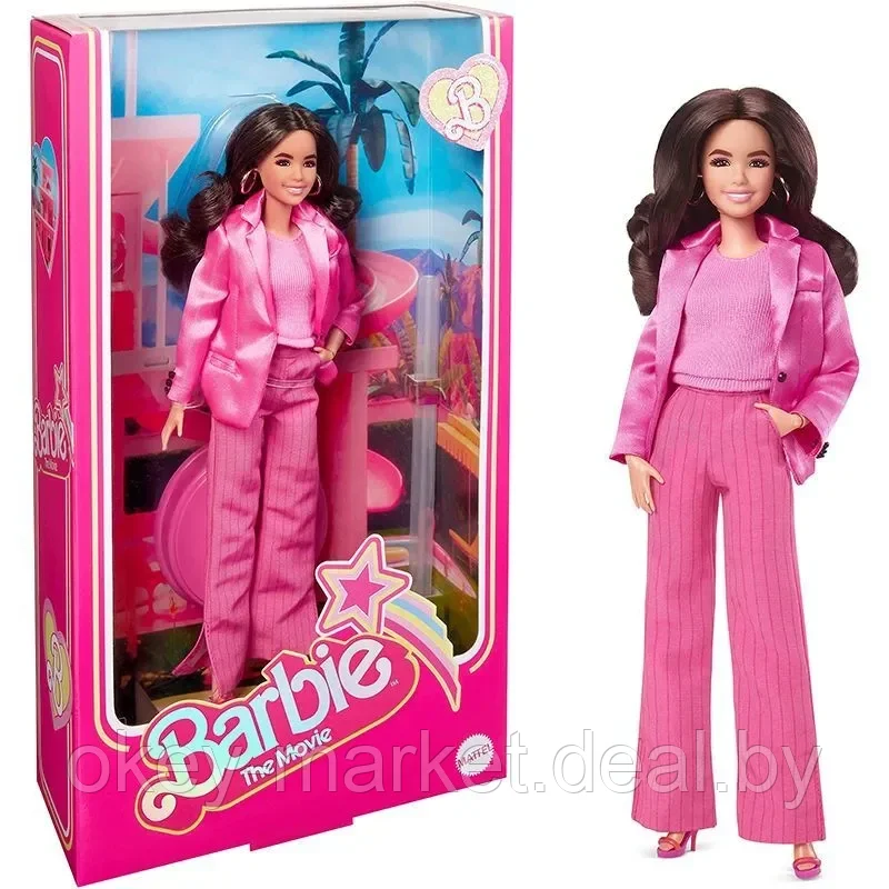 Кукла Barbie The Movie Глория в розовом костюме HPJ98 - фото 1 - id-p216594749