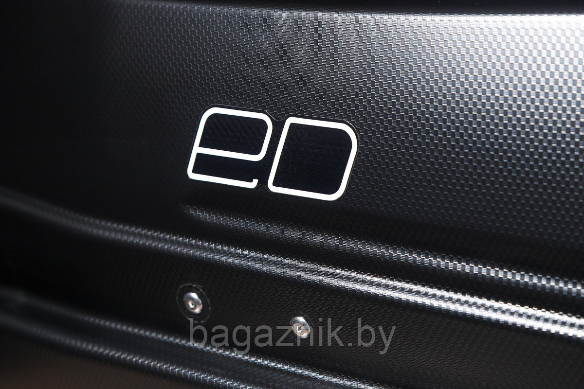 Автобокс Евродеталь ED Магнум 580, черный, тиснение «карбон», 220х84х42см, быстросъём, двухсторонний - фото 2 - id-p216594746