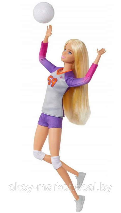 Кукла Barbie Mattel Безграничные движения Волейбол HKT72 - фото 9 - id-p216594784