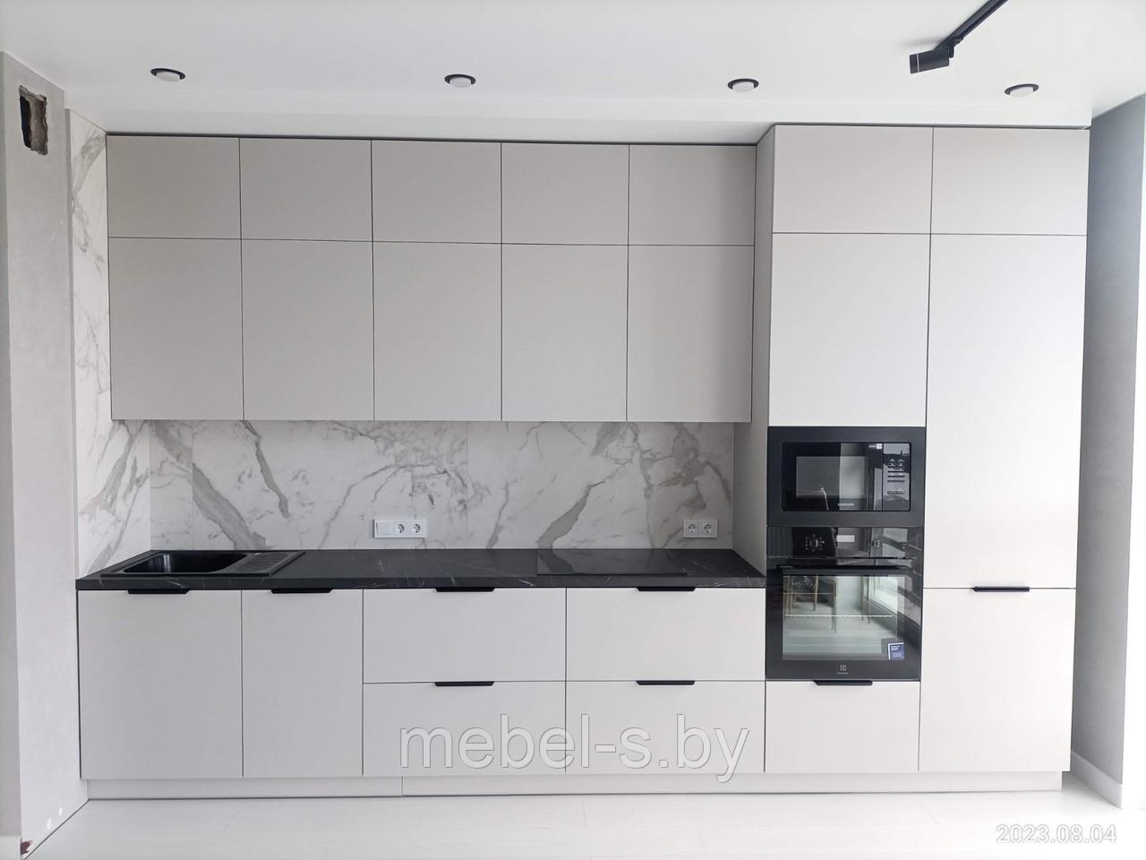 Кухня Сеносан серый