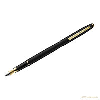 Ручка перьевая Luxor Sterling синяя, 0,8 мм, корпус черный/золото